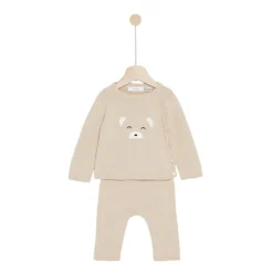 Marèse                    Ensemble tricot Milk Caramel    Beige            Prématuré