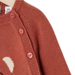 Marèse                    Ensemble tricot Milk Caramel    Marron            Prématuré