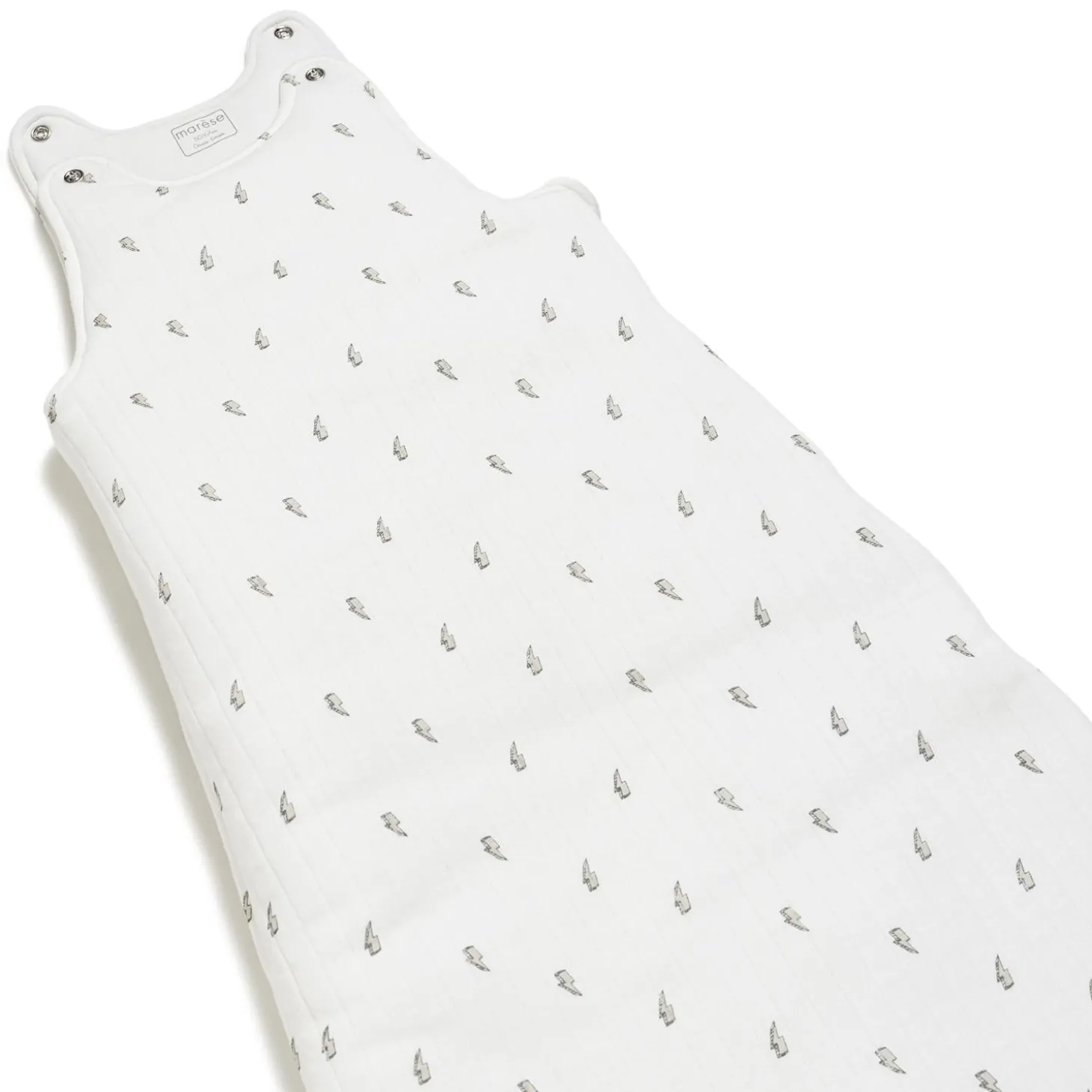 Marèse Gigoteuse Imprime Eclair Blanc 0/6 mois