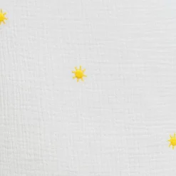 Marèse Housse De Couette + Taie Plume Soleil d'amour Blanc 100 x 140 cm