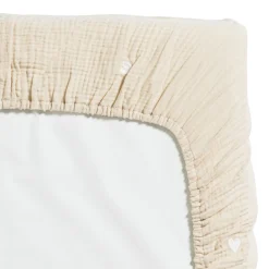 Marèse                    Housse de Matelas à Langer Fluffy Soleil d'amour    Beige            50x70 cm