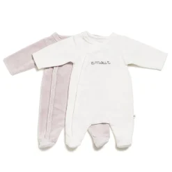 Marèse Lot de 2 Pyjamas Flour Ecru