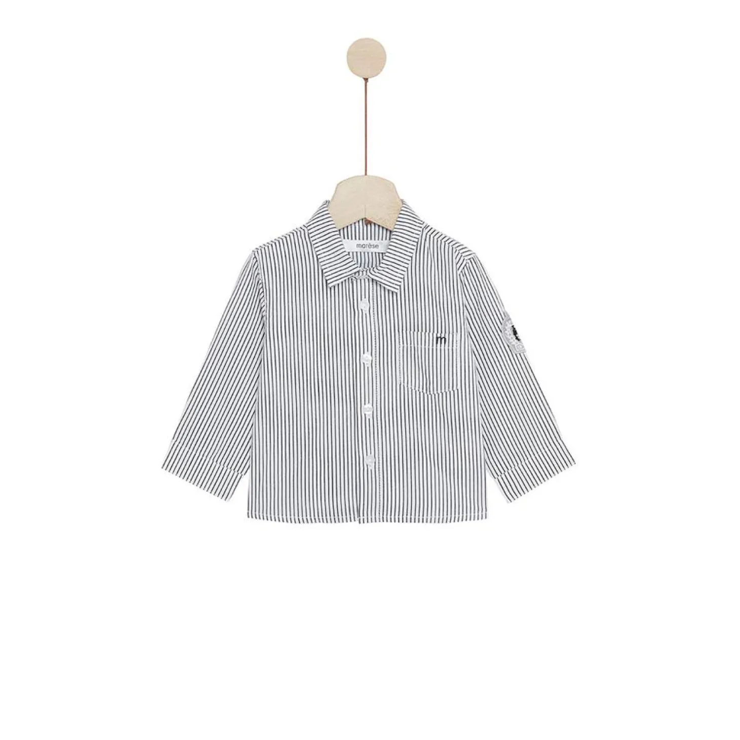 Marèse MGL Chemise manches longues rayure woody 6 mois