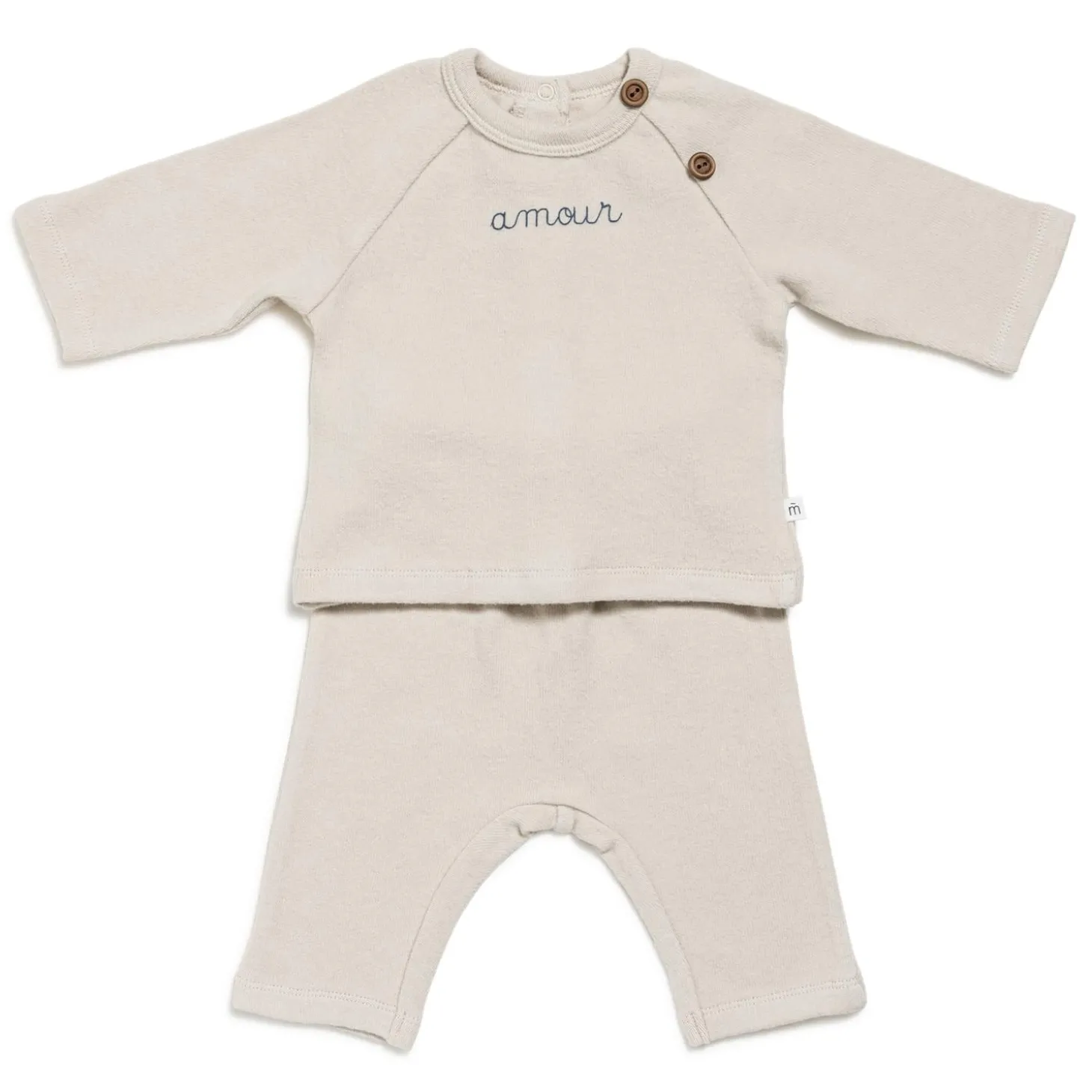 Marèse Pantalon + Haut Beige sarrazin