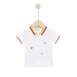 Marèse Polo manches courtes Escapade au soleil Blanc Fresh 18 mois