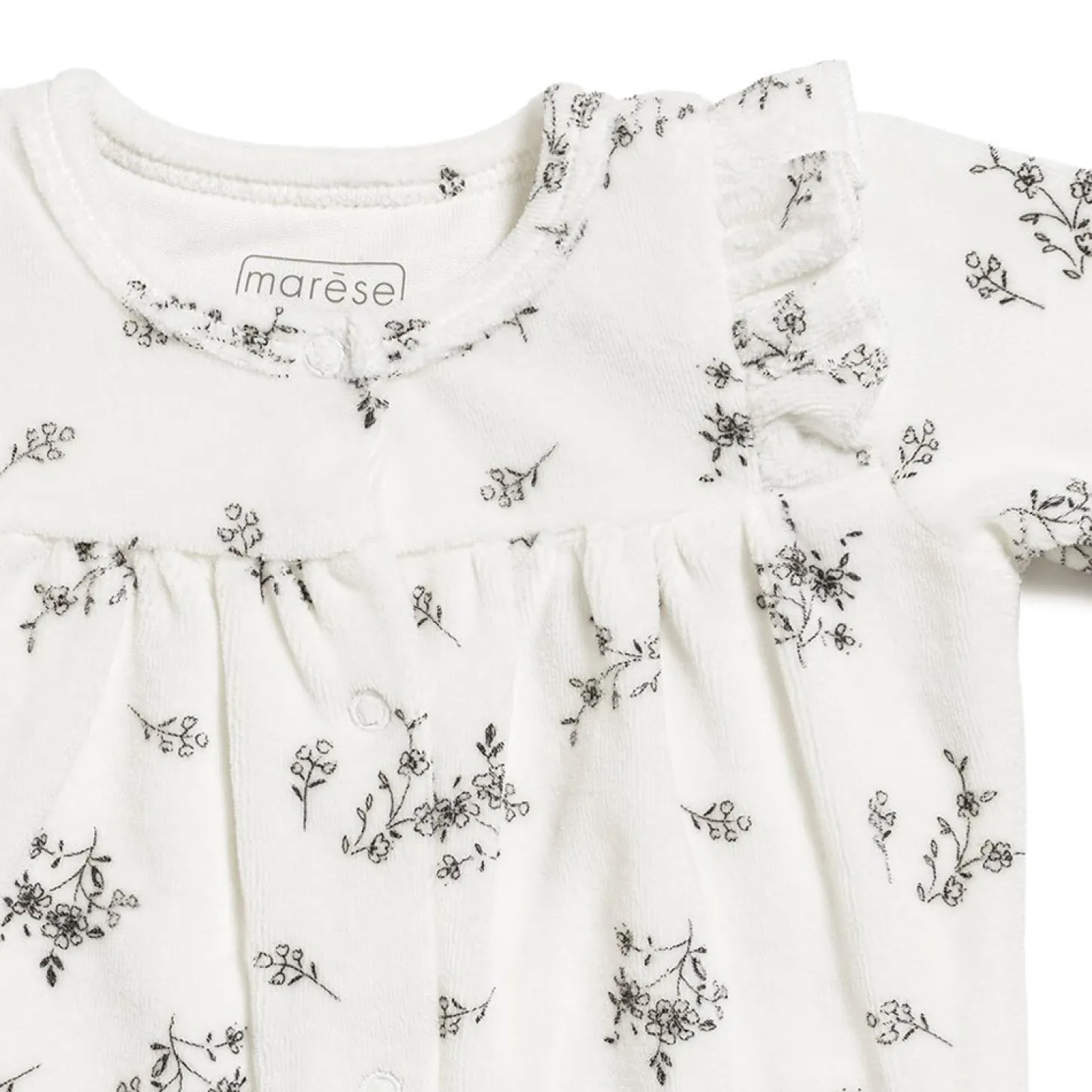 Marèse Pyjama Imprime Romantic Blanc