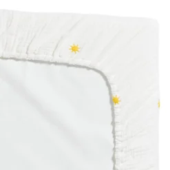 Marèse Sol.Housse Matelas à Langer Plume Blanc 50x70 cm