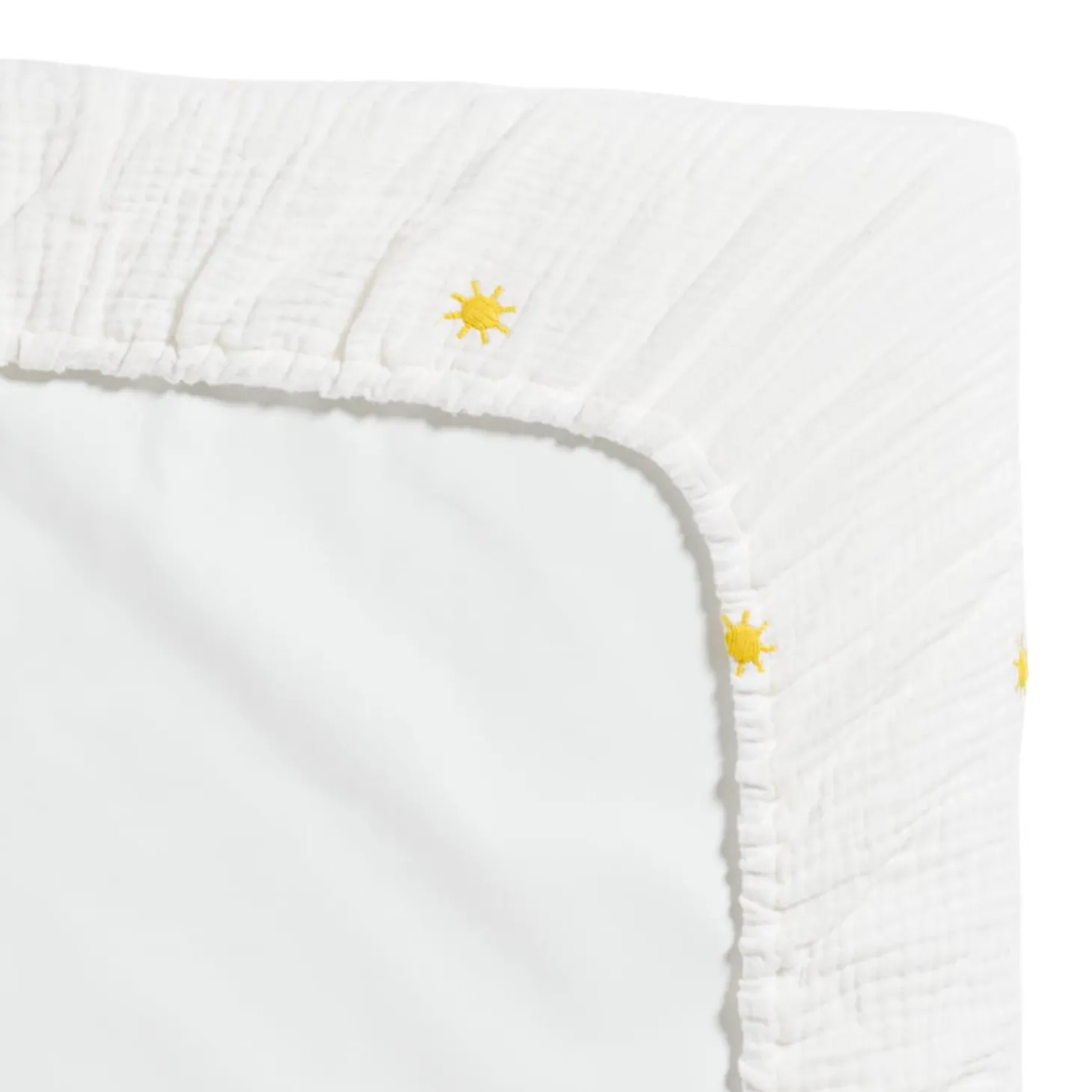 Marèse Sol.Housse Matelas à Langer Plume Blanc 50x70 cm