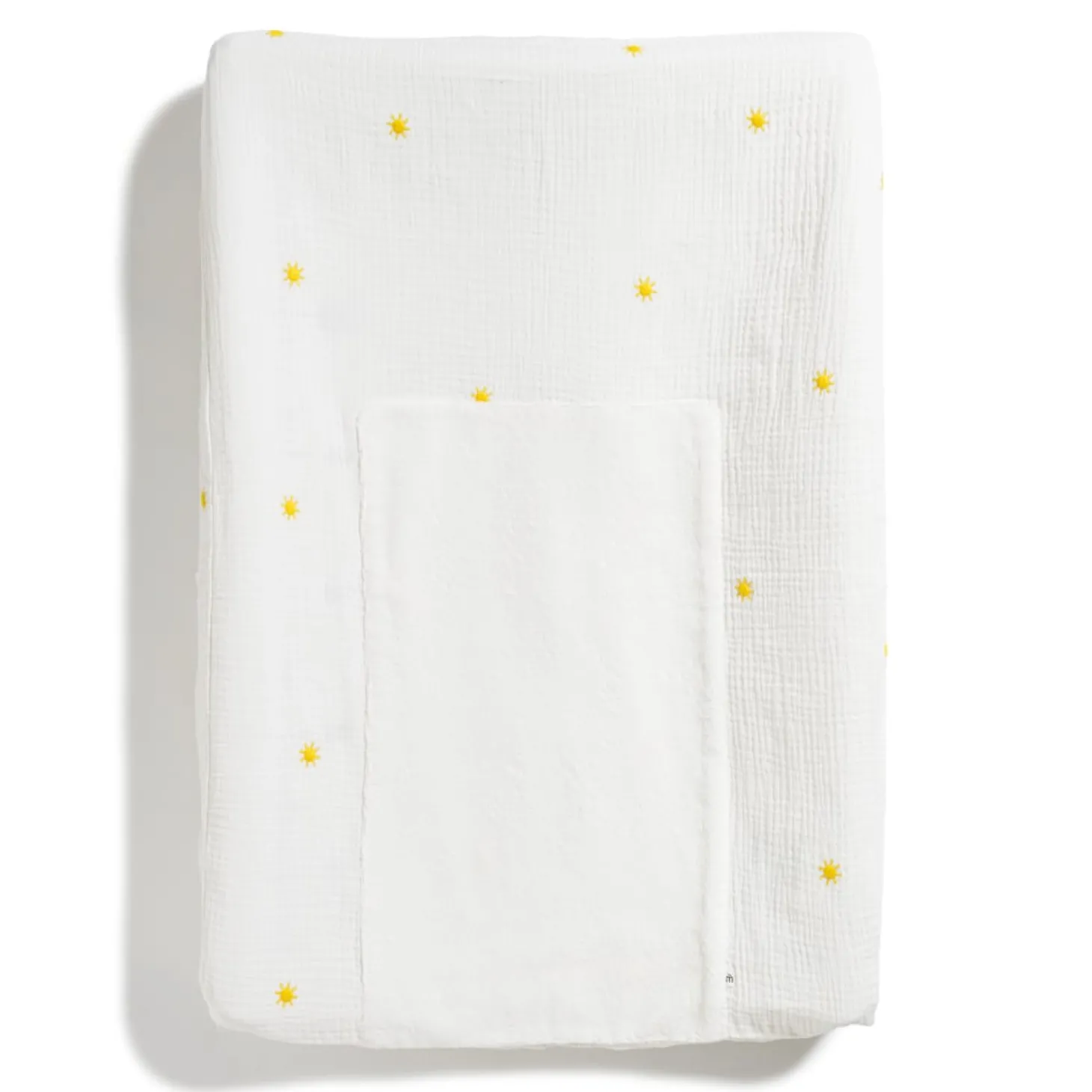 Marèse Sol.Housse Matelas à Langer Plume Blanc 50x70 cm