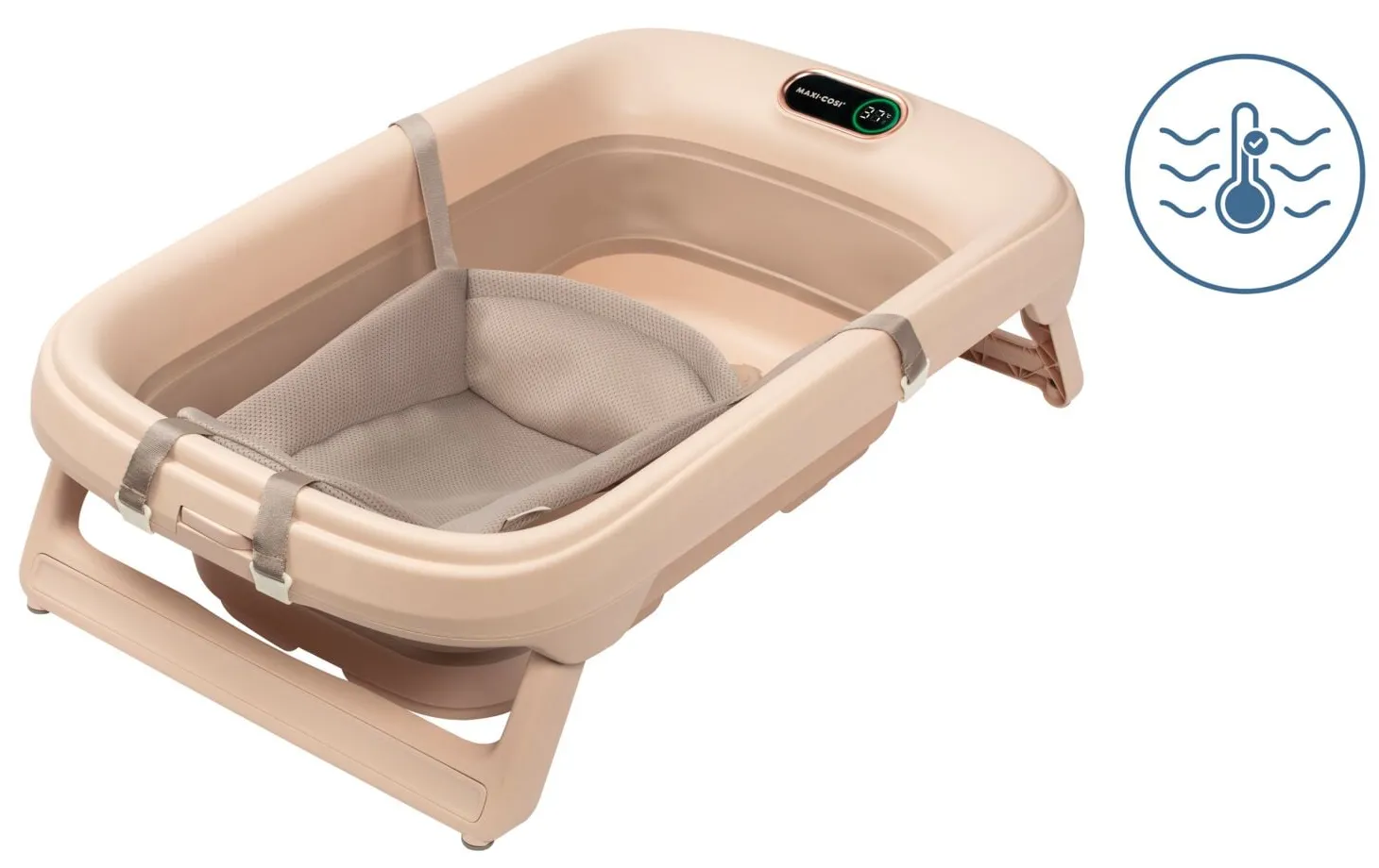 Maxi Cosi Baignoire Indigo Plus + Insert nouveau-né Muted Terra