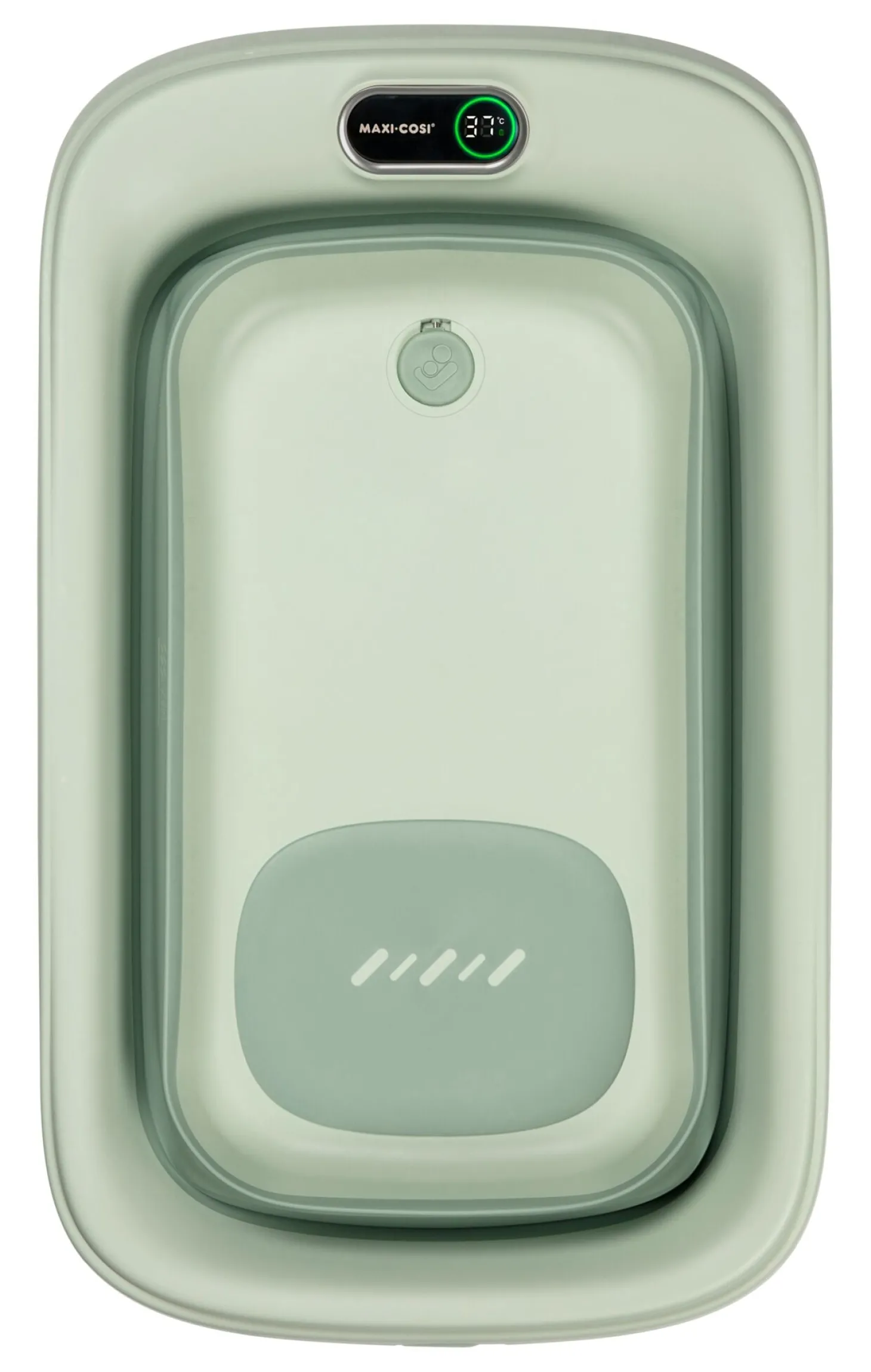 Maxi Cosi Baignoire Indigo Plus + Insert nouveau-né Sage Green