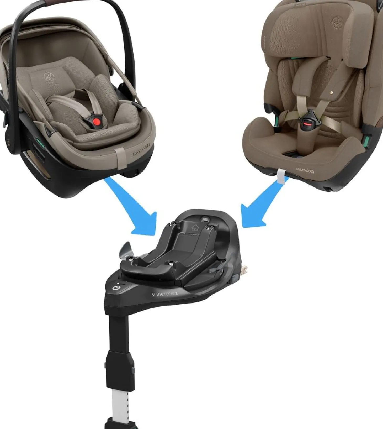 Maxi Cosi Base de siège auto Familyfix Slide Pro Black
