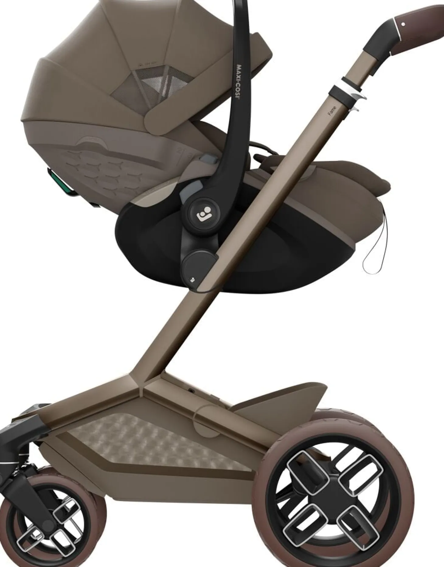Maxi Cosi Coque Cosy Pebble slide pro Oak Truffle