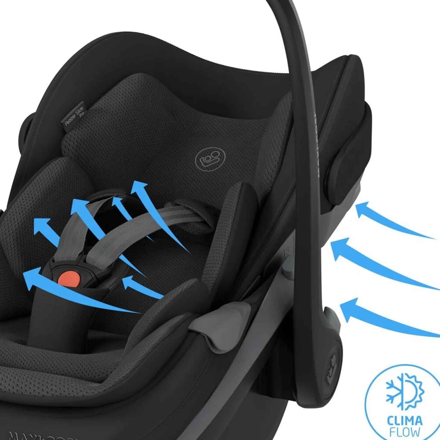 Maxi Cosi Coque Cosy Pebble slide pro Onyx Black