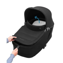 Maxi Cosi Nacelle Sense Twillic Black Leather