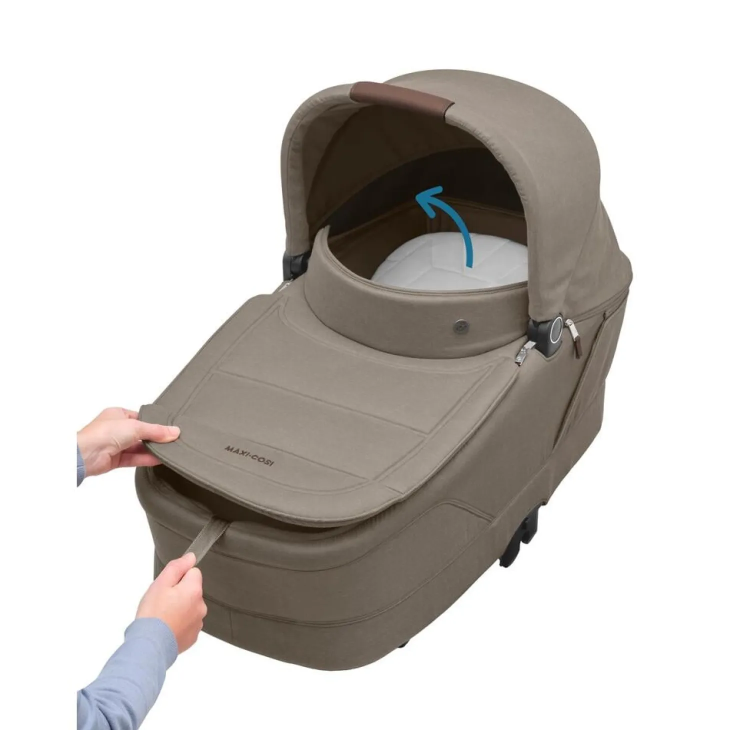 Maxi Cosi Nacelle Sense Twillic Truffle Brown Leather