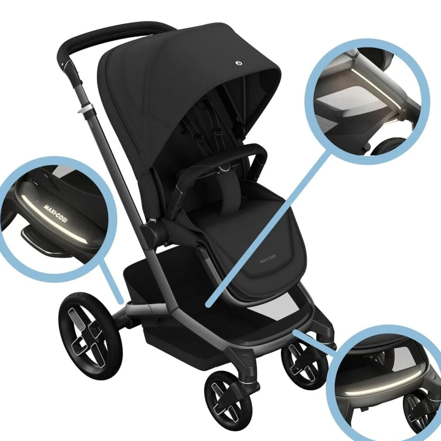 Maxi Cosi Poussette Fame Twillic Black