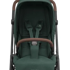 Maxi Cosi                    Poussette Leona 2    Twillic Green Frame / Brown Leather