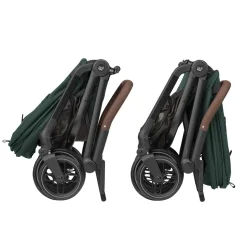 Maxi Cosi                    Poussette Leona 2    Twillic Green Frame / Brown Leather