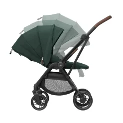 Maxi Cosi                    Poussette Leona 2    Twillic Green Frame / Brown Leather