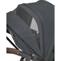 Maxi Cosi                    Poussette Leona 2    Twillic Graphite Frame / Brown Leather