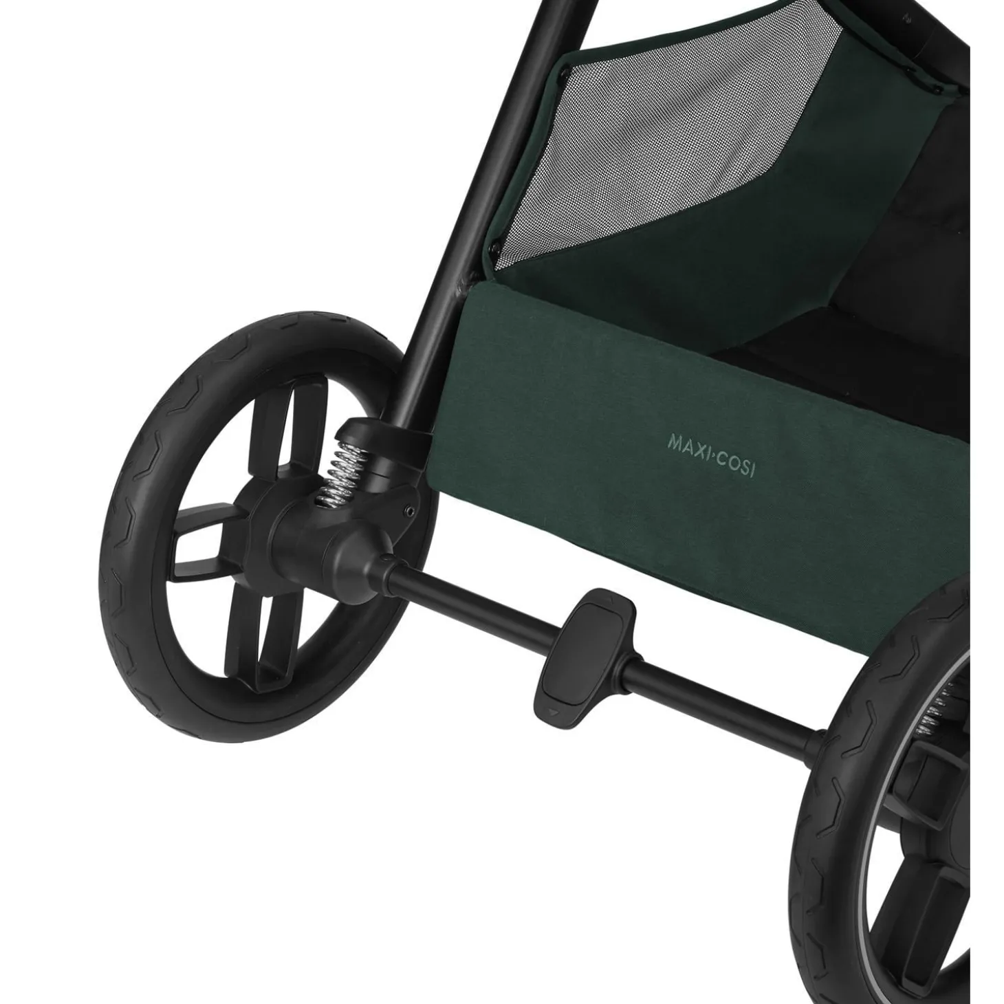 Maxi Cosi Poussette Oxford Twillic Green Dark Frame/Brown Leather