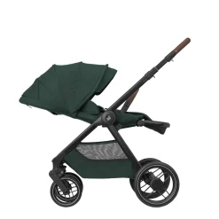 Maxi Cosi Poussette Oxford Twillic Green Dark Frame/Brown Leather