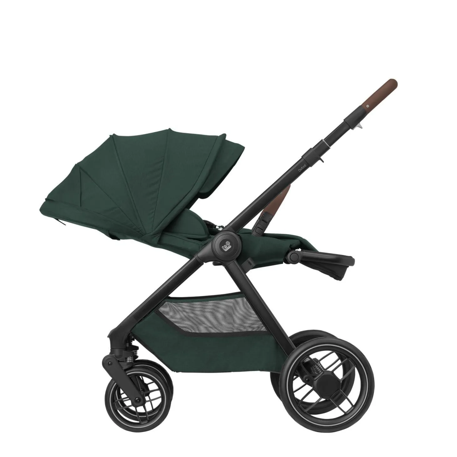 Maxi Cosi Poussette Oxford Twillic Green Dark Frame/Brown Leather