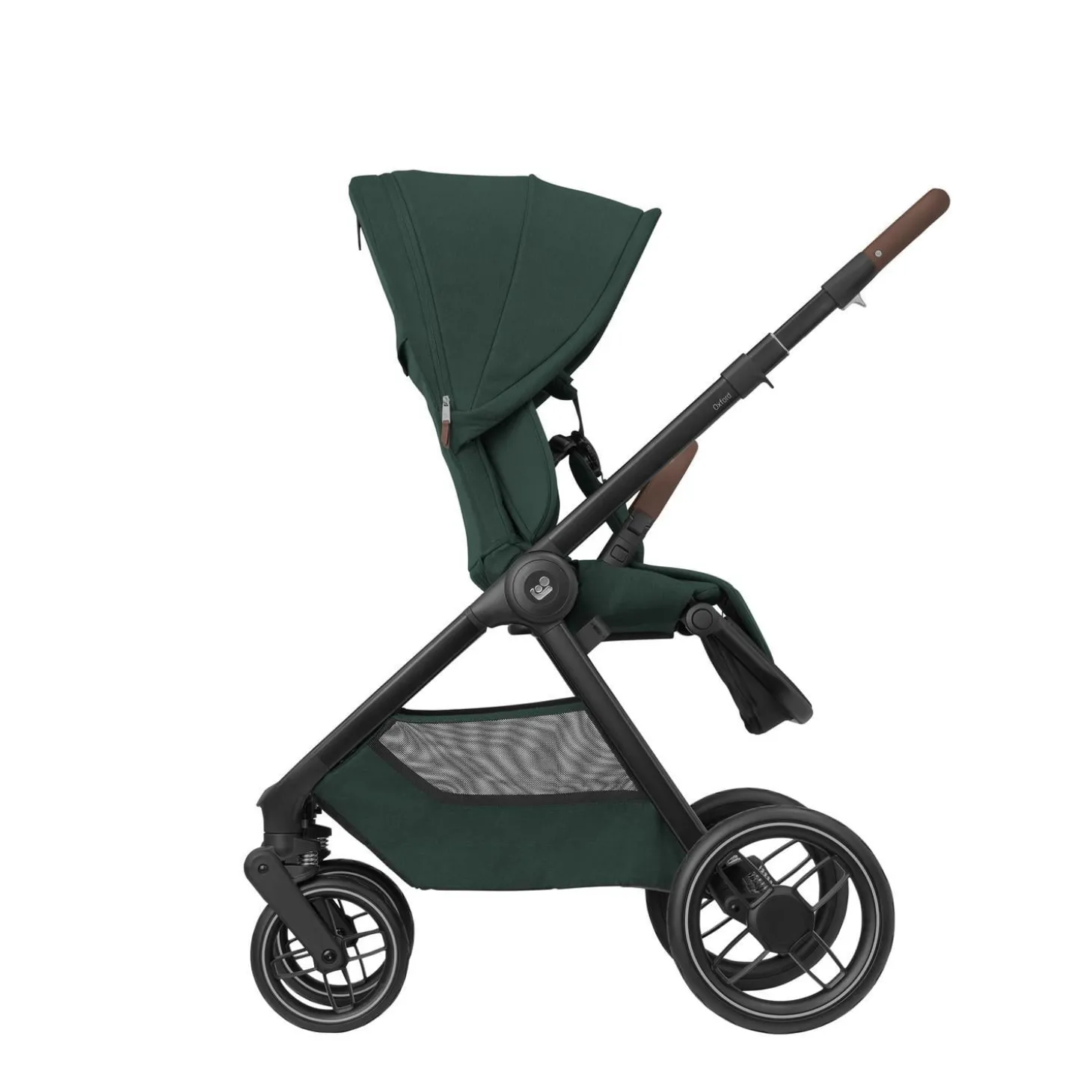 Maxi Cosi Poussette Oxford Twillic Green Dark Frame/Brown Leather