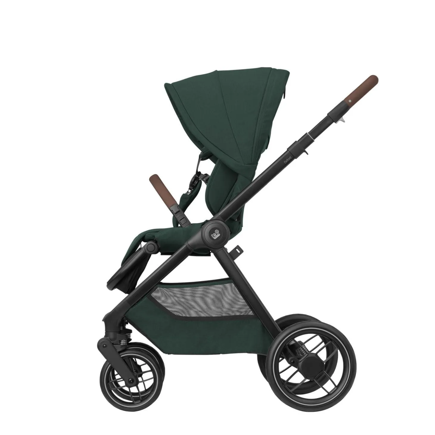 Maxi Cosi Poussette Oxford Twillic Green Dark Frame/Brown Leather