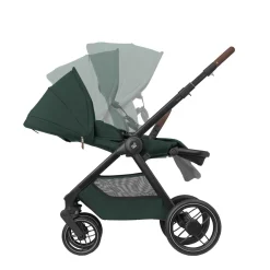 Maxi Cosi Poussette Oxford Twillic Green Dark Frame/Brown Leather