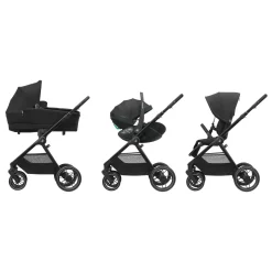 Maxi Cosi                    Poussette Oxford    Twillic Black Dark Frame + Leather