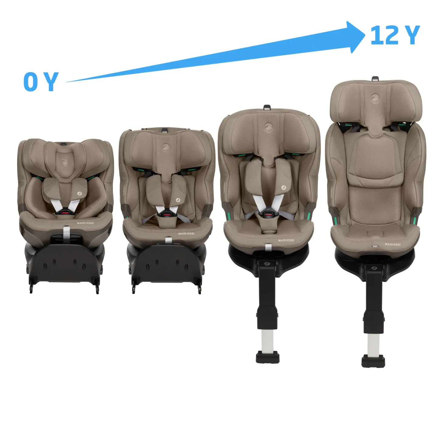 Maxi Cosi Siège Auto Emerald 360 Plus Authentic Truffle