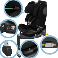 Maxi Cosi Siège auto Emerald 360 Pro Authentic Black