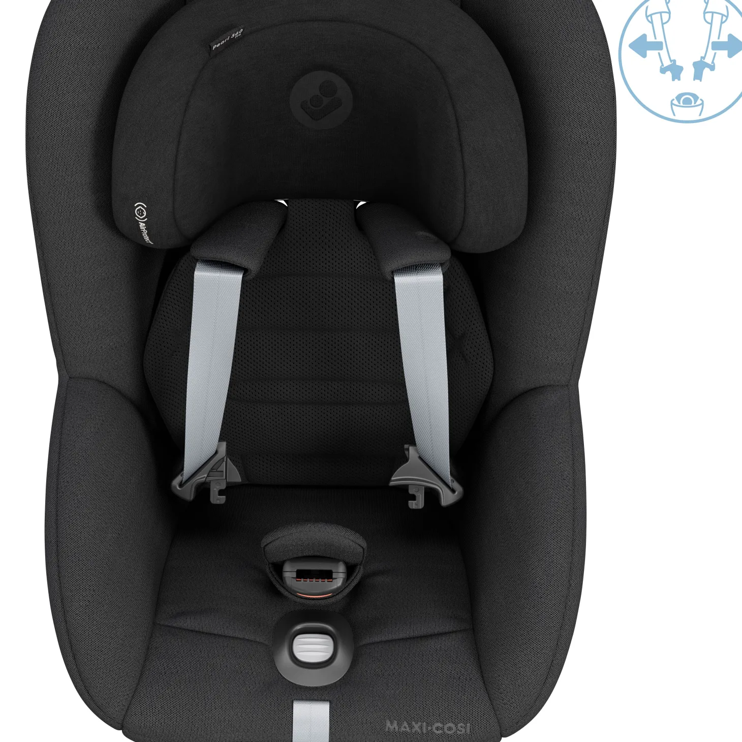 Maxi Cosi Siège auto Pearl 360 Pro Authentic Black