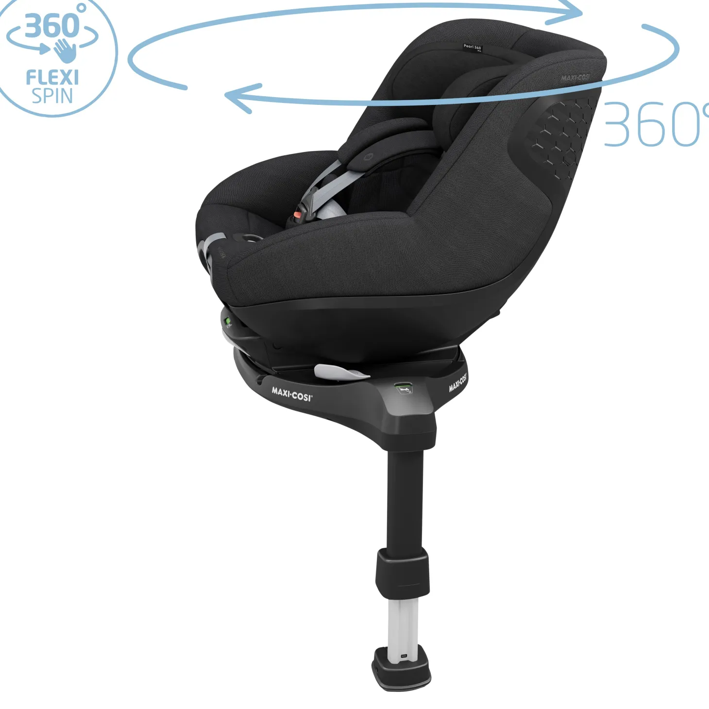 Maxi Cosi Siège auto Pearl 360 Pro Authentic Black