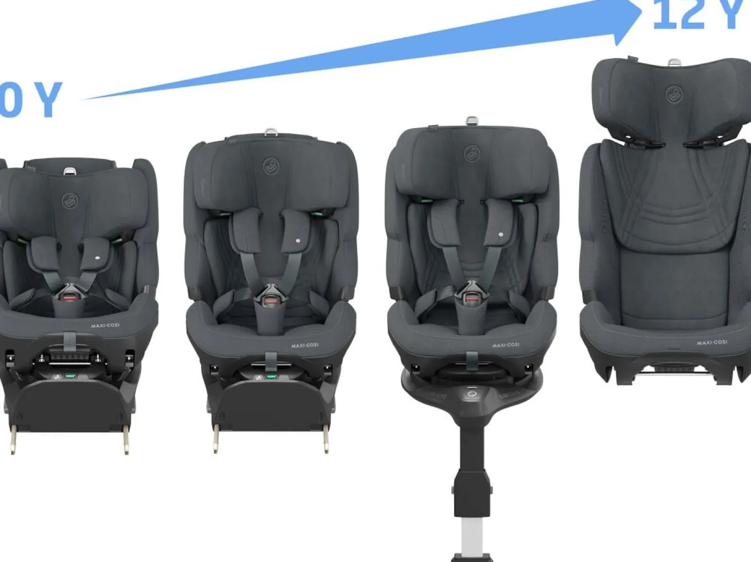 Maxi Cosi Siège auto Pearl Xl Slide Pro Authentic Graphite