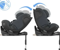 Maxi Cosi Siège auto Pearl Xl Slide Pro Authentic Graphite