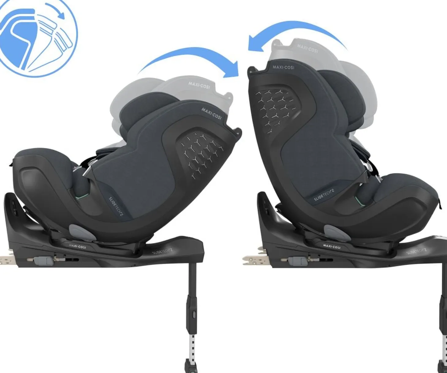 Maxi Cosi Siège auto Pearl Xl Slide Pro Authentic Graphite