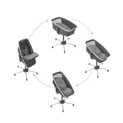 Maxi Cosi Transat berceau Alba 3 en 1 Beyond Graphite