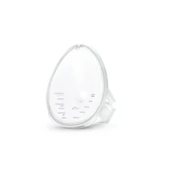 Medela                    Lot de 2 Téterelles Freestyle Hands Free    Transparent Et Jaune            21 mm
