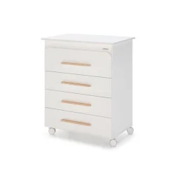 Micuna Commode à langer avec baignoire Trevi Blanc