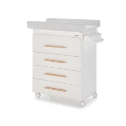 Micuna                    Commode à langer avec baignoire Trevi    Blanc