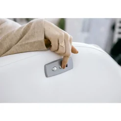 Micuna                    Fauteil d'Allaitement Nanny Slow System    Blanc Boucle Gris