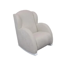 Micuna Fauteil d'Allaitement Flor Blanc Boucle Gris