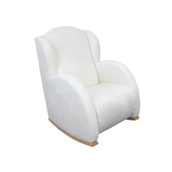 Micuna Fauteil d'Allaitement Flor Slow Systems Waterwood Boucle Blanc