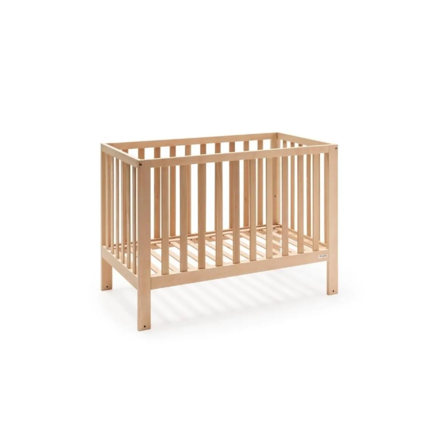 Micuna Lit bébé à bascule Annie Marron 60x120 cm