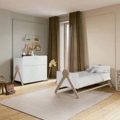 Micuna Lit bébé bed swing Blanc 70x140 cm