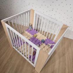 Micuna Lit bébé Converbaby Blanc