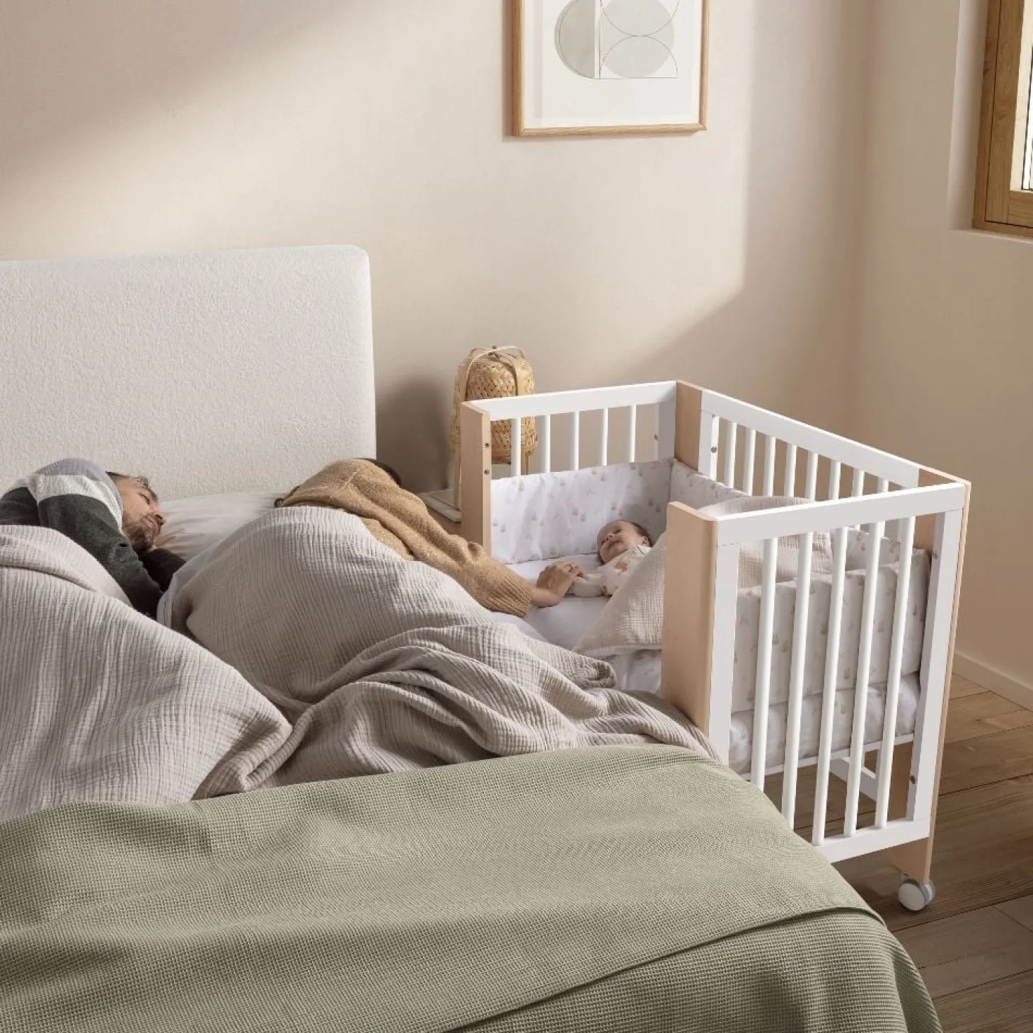 Micuna Lit bébé Converbaby Blanc